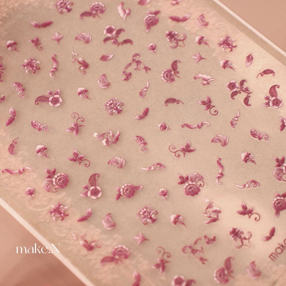 Make.N Oriental Flower Stickers - 4