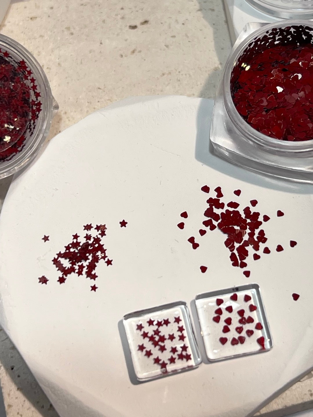 riposo Mini Heart&star - Red Set