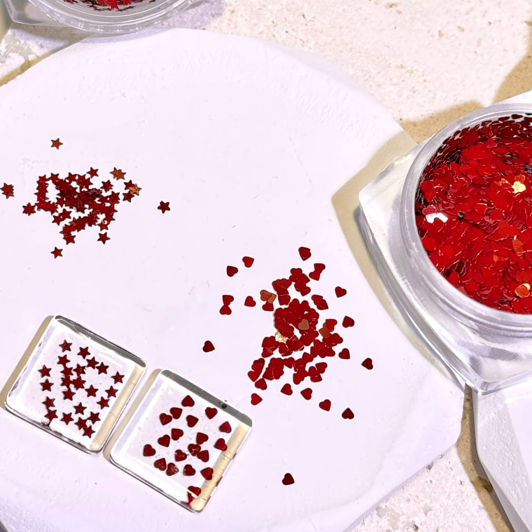 riposo Mini Heart&star - Red Set