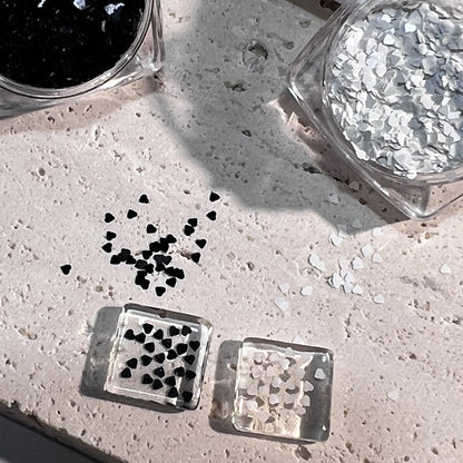 riposo Mini Heart Black&White Set