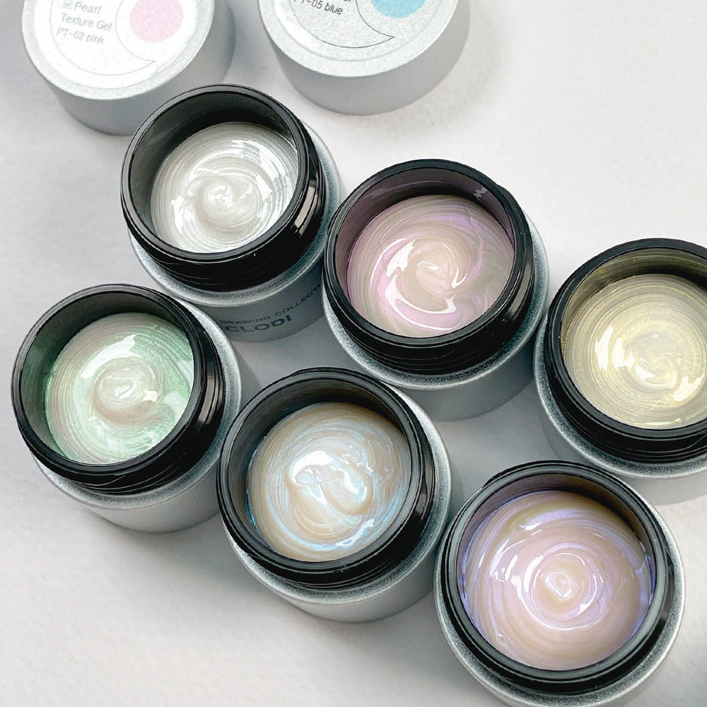 Clodi Artcoi pearl texture gel 6 set