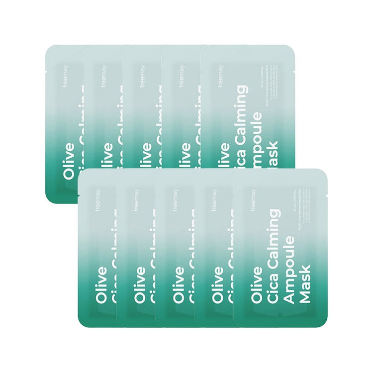 [Freemay] Olive Cica Calming Ampoule Mask 10ea