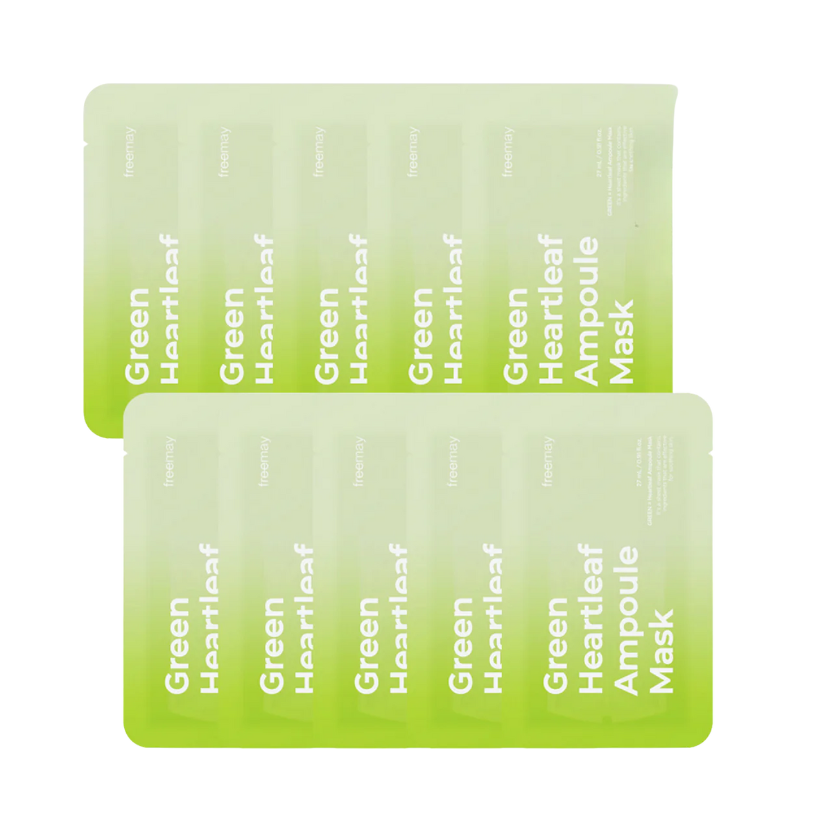 [Freemay] Green Heartleaf Ampoule Mask 10ea