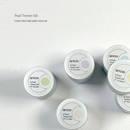 Clodi Artcoi pearl texture gel 6 set