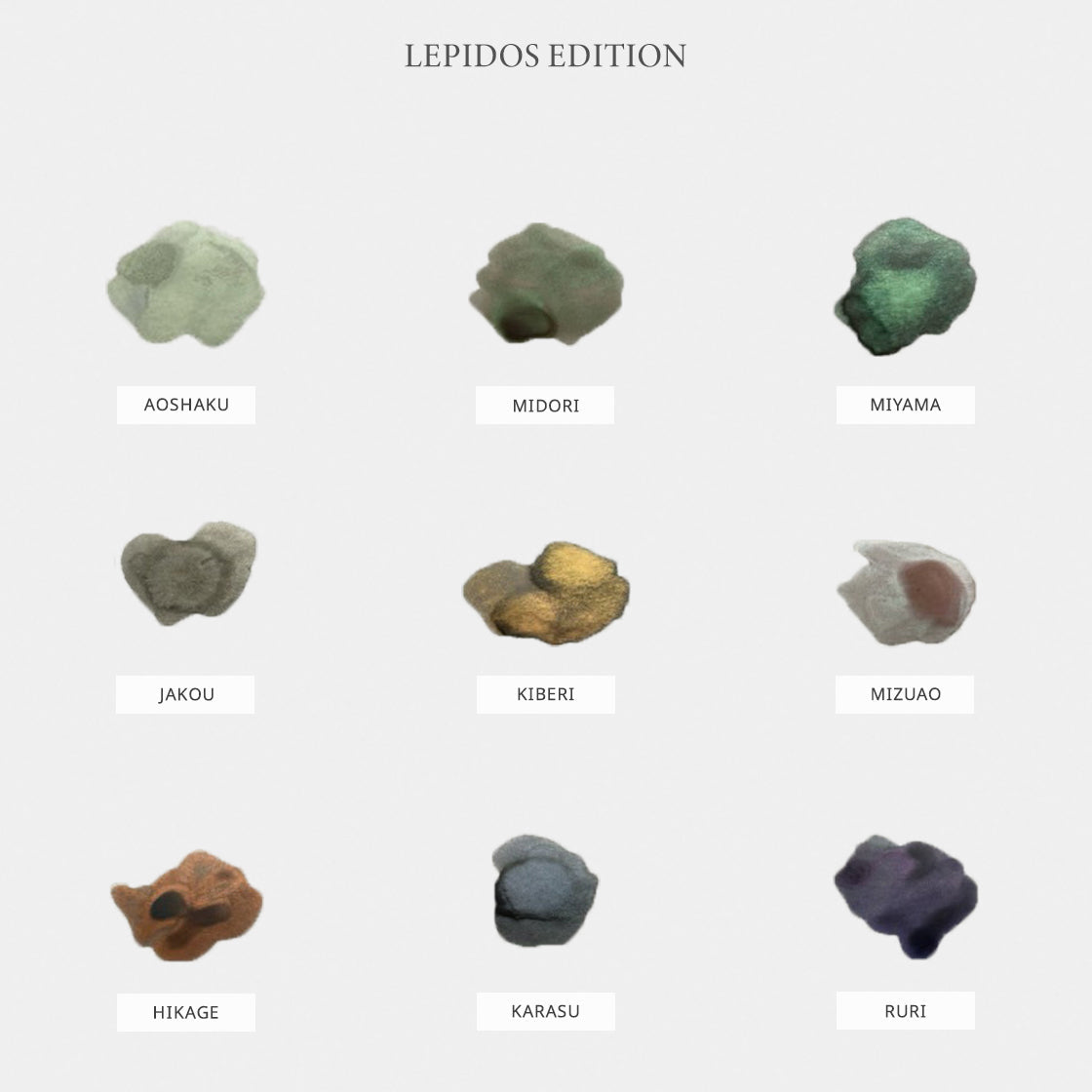 The Favori x Atelier Nui - Lepidos Collection - 9 Color Set