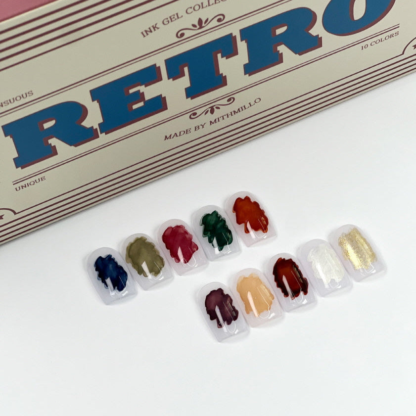 Mithmillo Retro Ink Gel Collection - 10 Ink Set