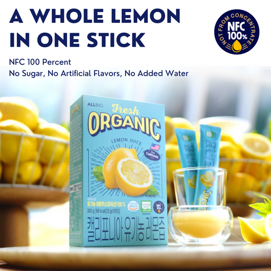 [ALLBIO] California Lemon Juice Sticks 20g x 15ea