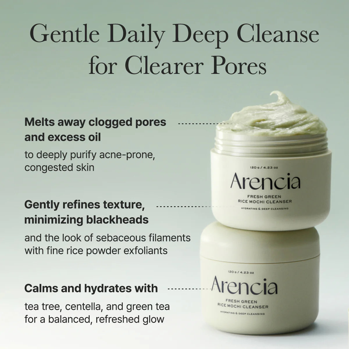 [Arencia] Fresh Green Cleaner 120g