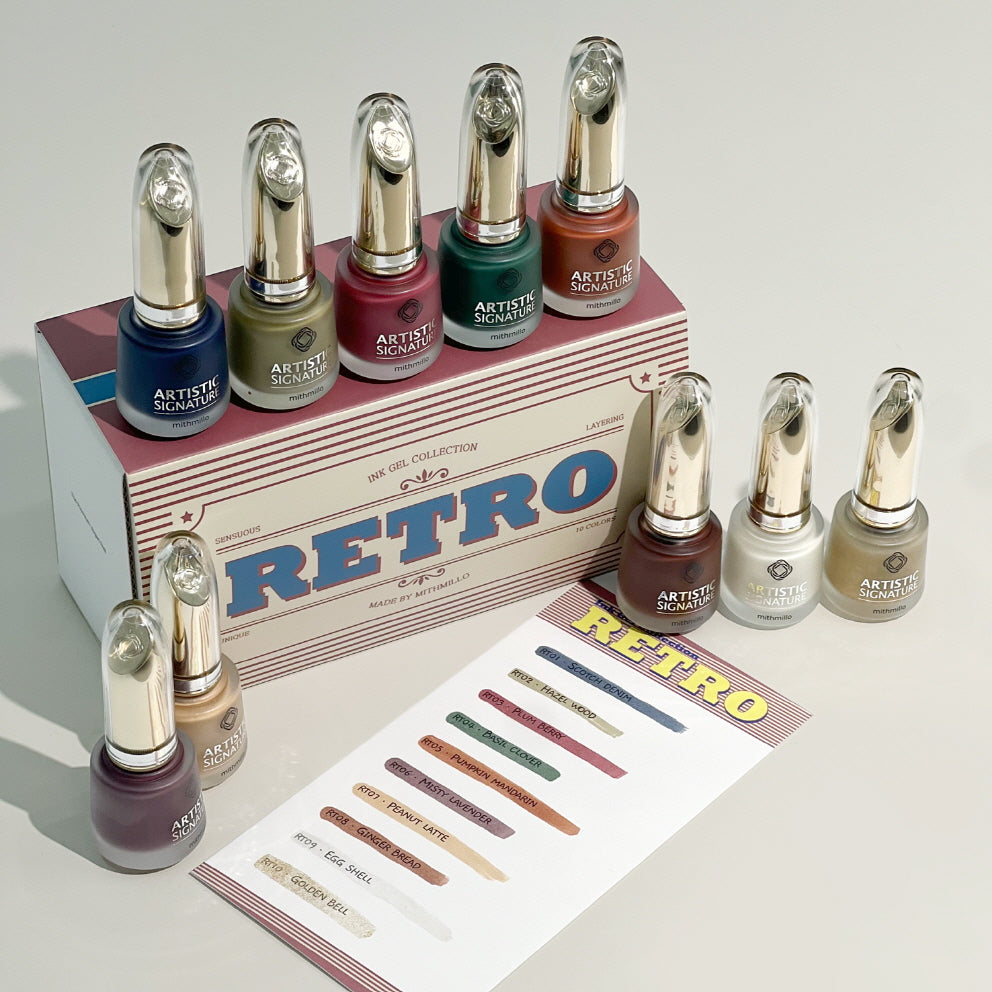 Mithmillo Retro Ink Gel Collection - 10 Ink Set