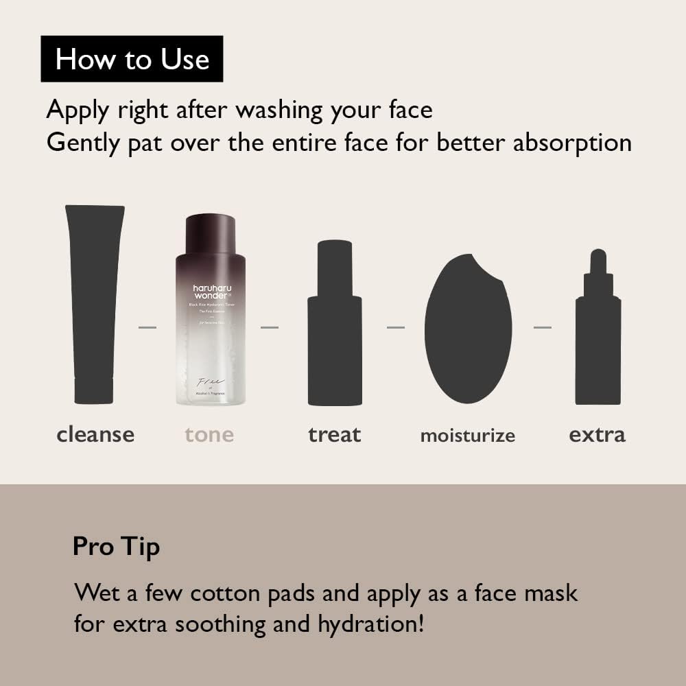 [First Order][Haruharu Wonder] Black Rice Hyaluronic Toner 150ml