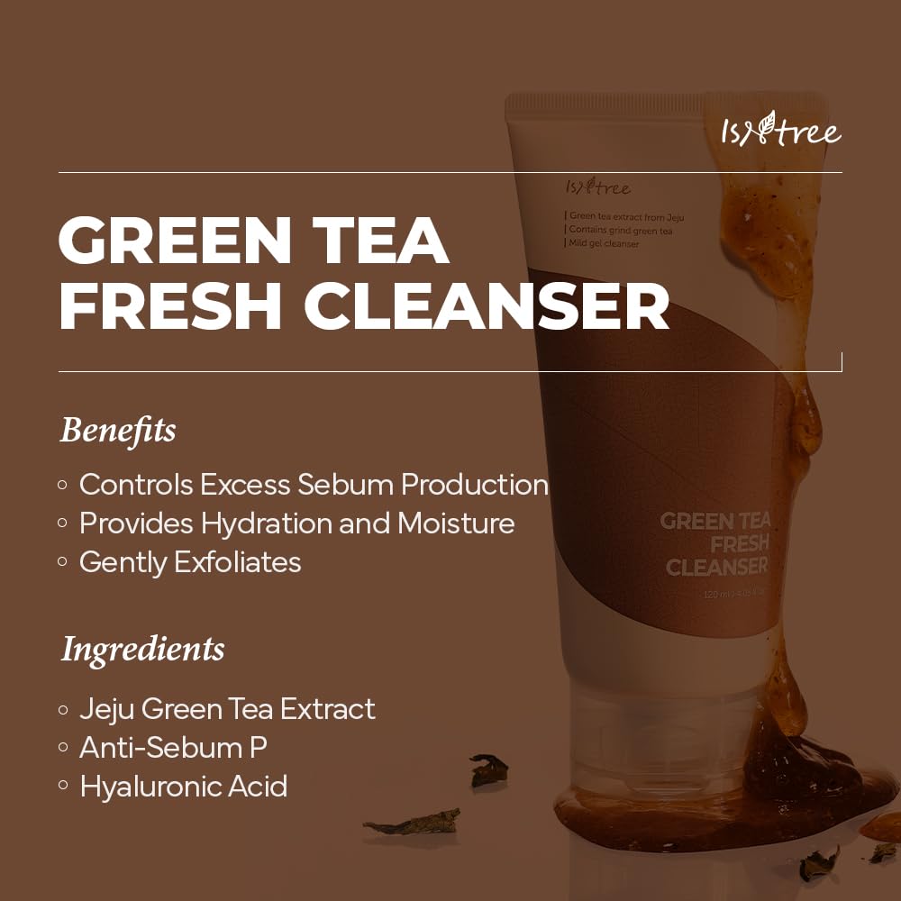 [ISNTREE] Green Tea Fresh Cleanser 120ml