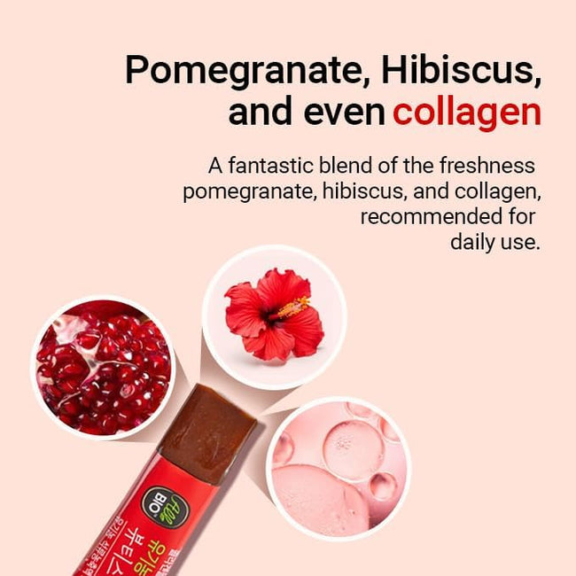 [Allbio] Pomegranate Collagen Stick – 0.7oz × 45 Sticks