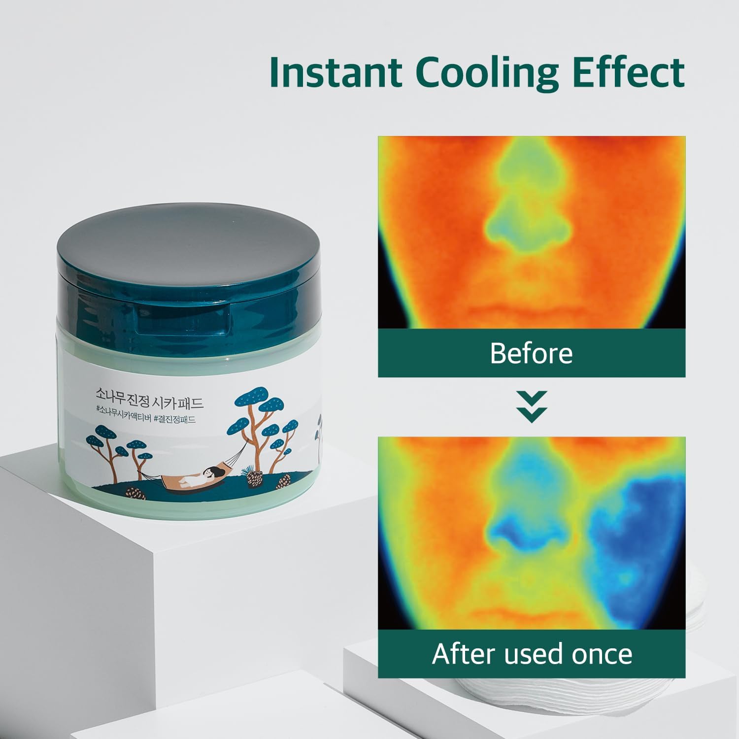 [Round Lab] Pine Calming Cica Pad 50pcs