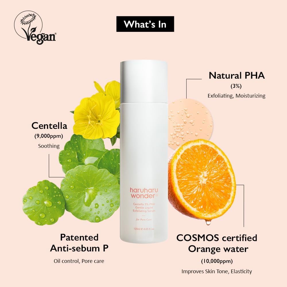 [Haruharu Wonder] Centella 3% PHA Gentle Liquid Exfoliating Serum 120ml