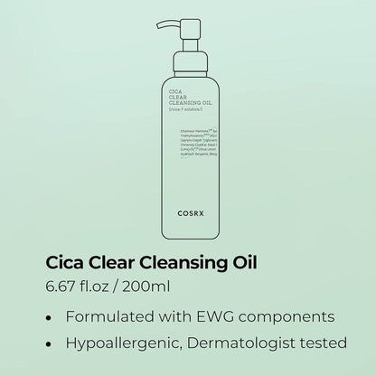[COSRX] Pure Fit Cica Clear Cleansing Oil 200ml