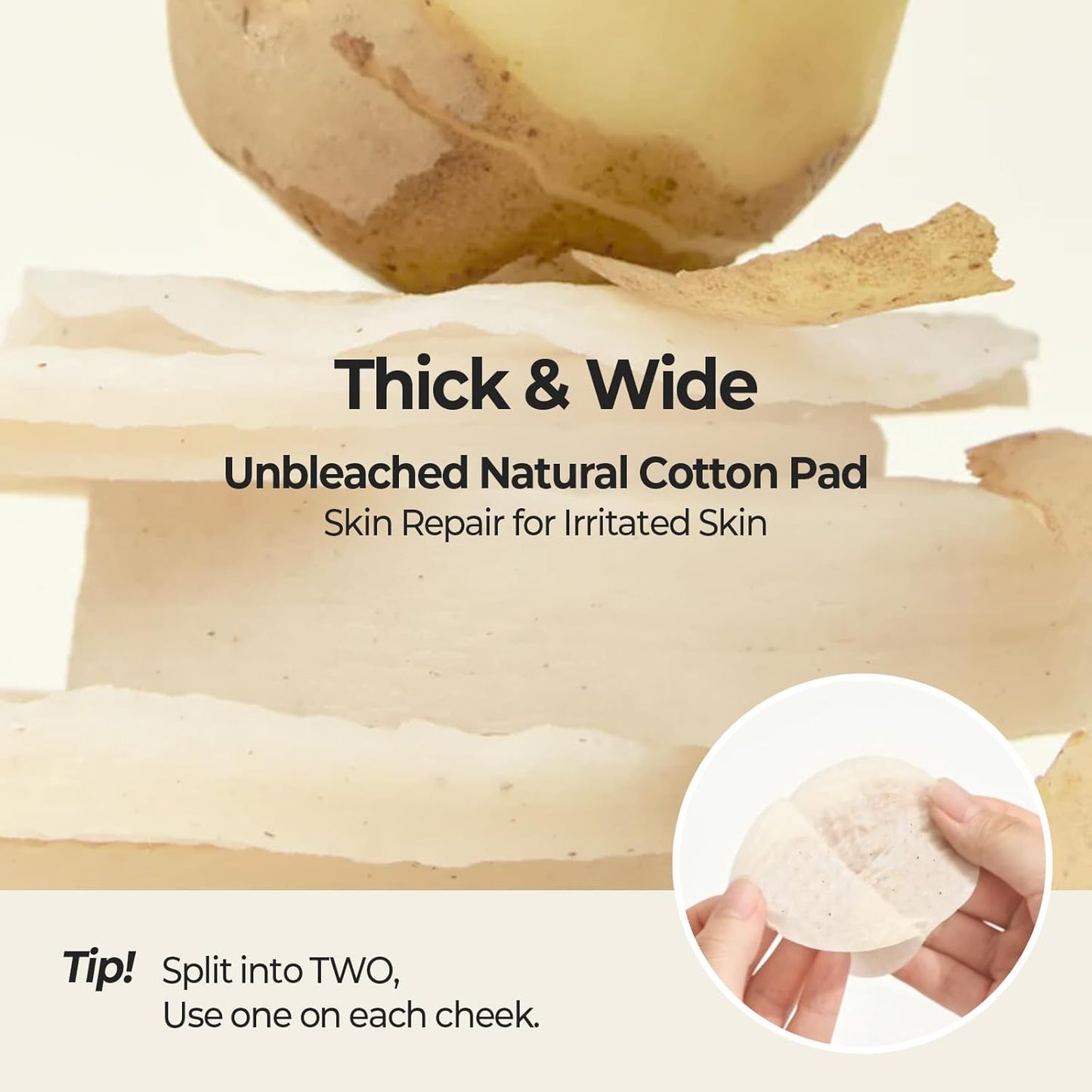 [Skinfood] Potato Madecassoside Soothing Toner Pad (60 pads)