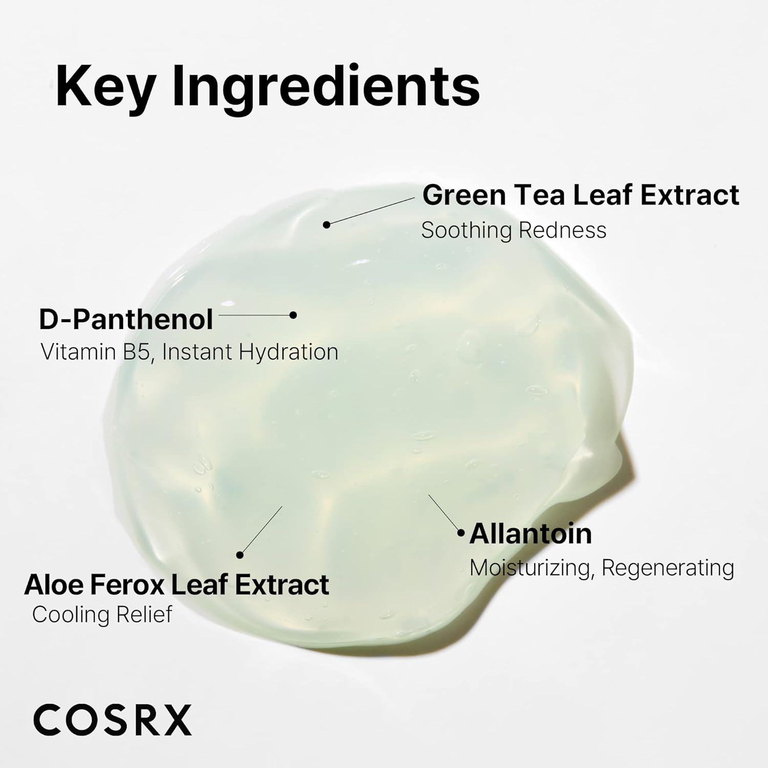 [COSRX] Hydrium Green Tea Aqua Soothing Gel Cream 50ml