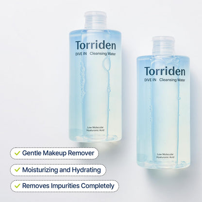 [Torriden] DIVE-IN Hyaluronic Acid Cleansing Water 400ml