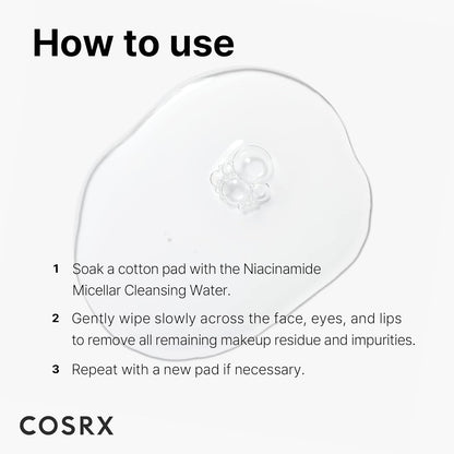 [COSRX] Low pH Niacinamide Micellar Cleansing Water 400ml