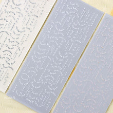 Make.N Korean/English Letter Nail Stickers - 1