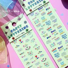 Make.NXMica Party Lettering Stickers - 1