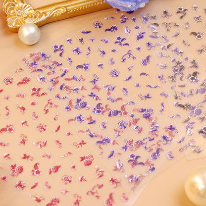 Make.N Oriental Flower Stickers - 1