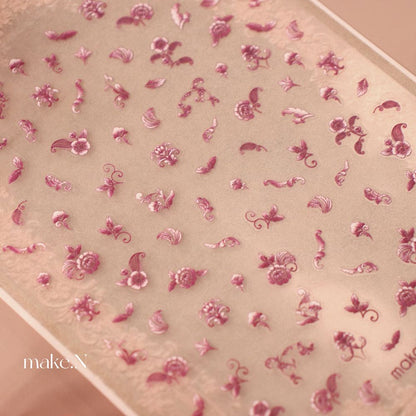 Make.N Oriental Flower Stickers - 4