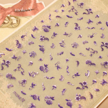 Make.N Oriental Flower Stickers - 5
