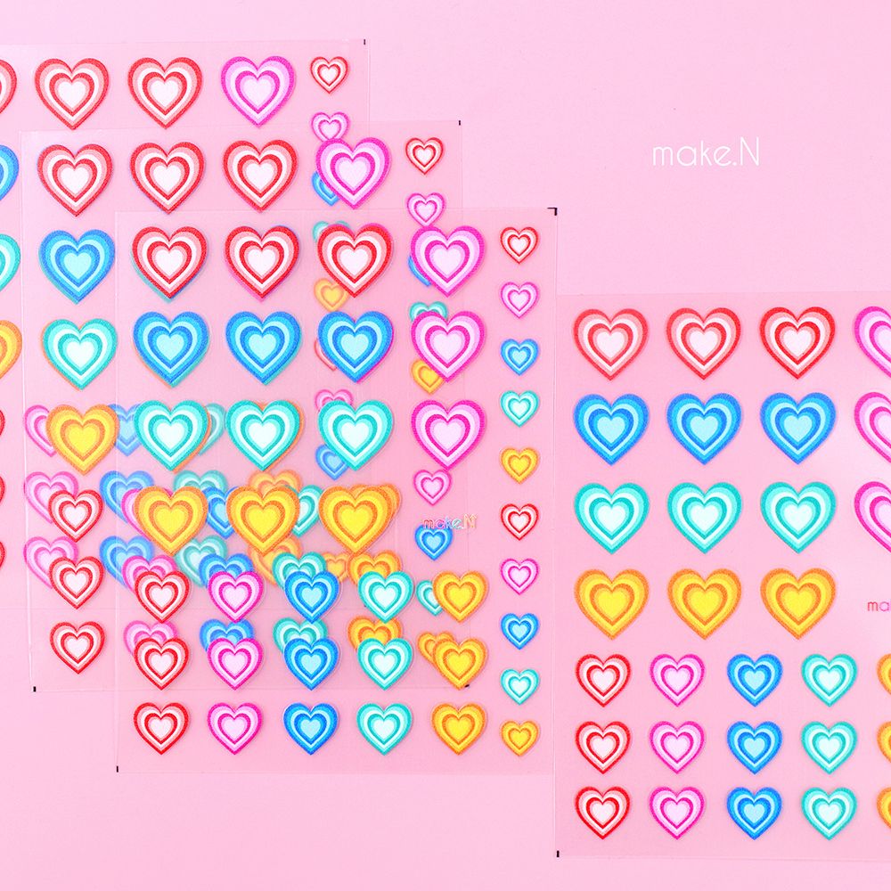 Make.N Heart Beam Stickers - 3