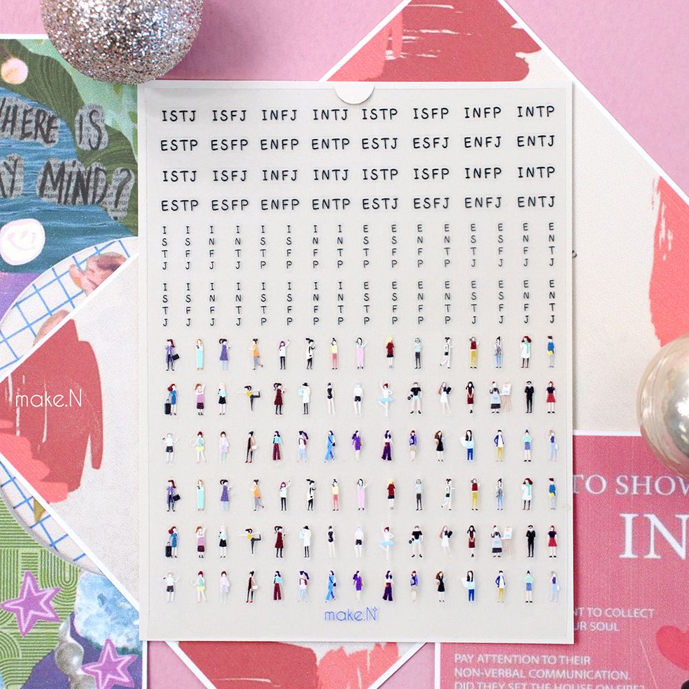 Make.N MBTI stickers - 2