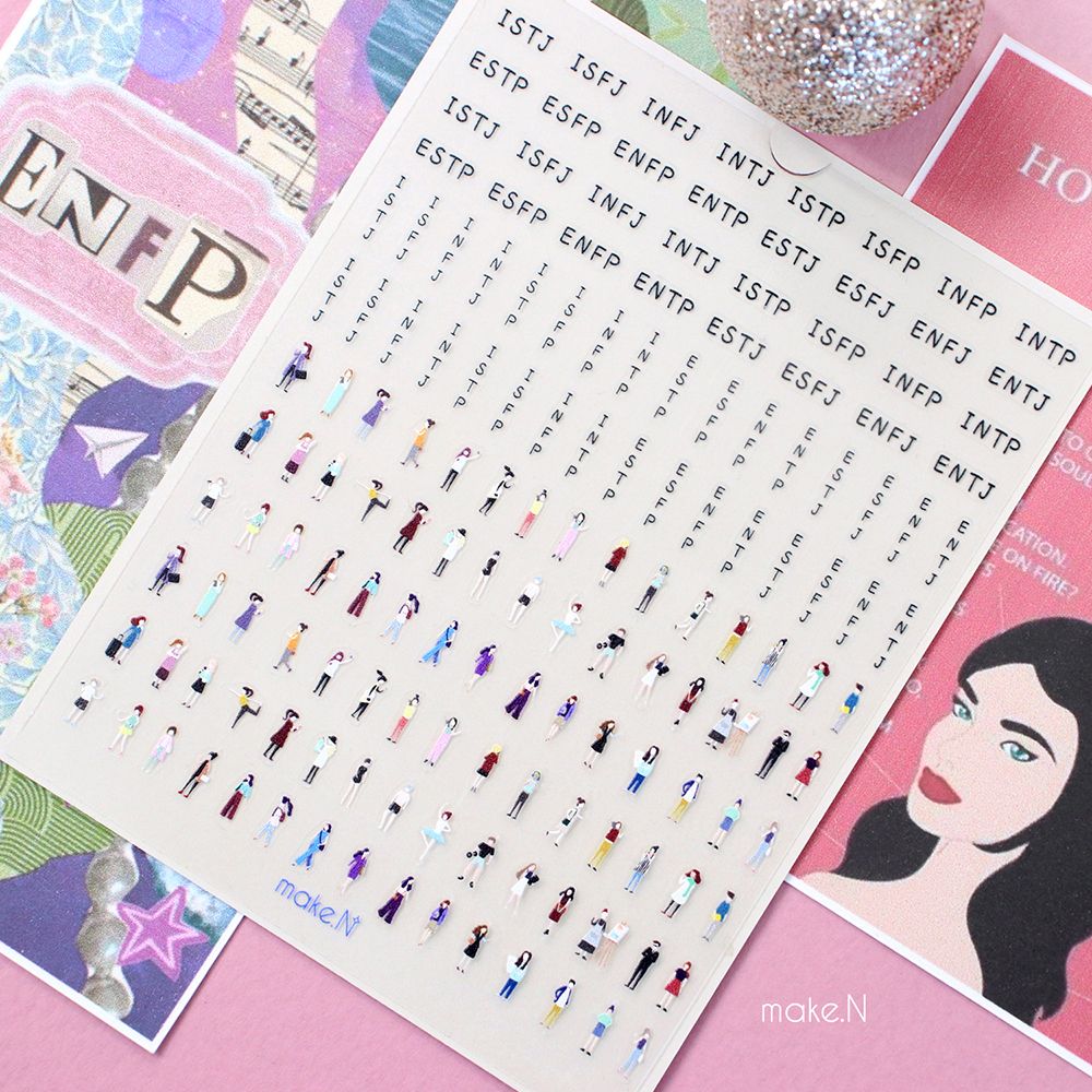Make.N MBTI stickers - 3