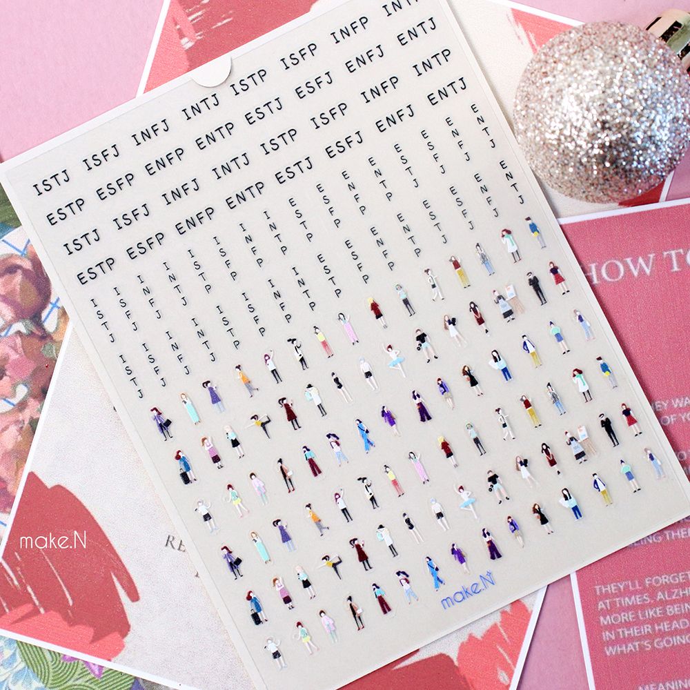 Make.N MBTI stickers - 4