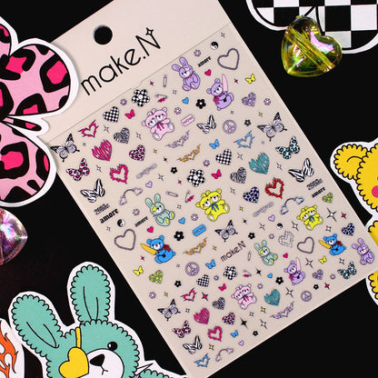 Make.N Funk Bear Stickers - 2