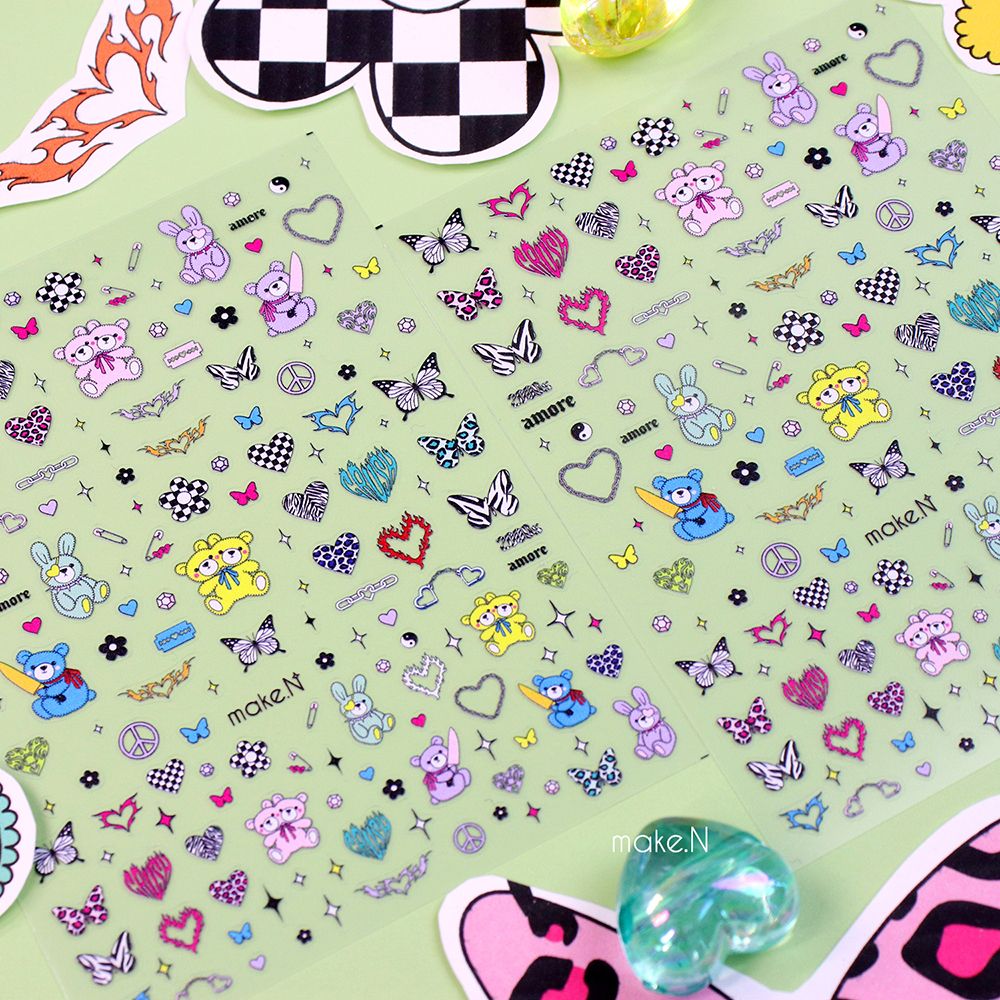 Make.N Funk Bear Stickers - 4