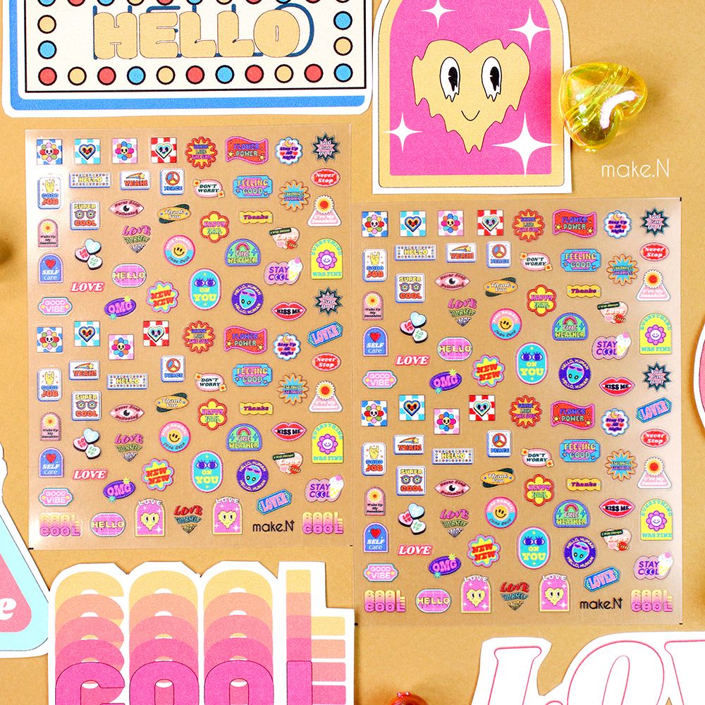 Make.N Kitsch Patch Stickers - 3
