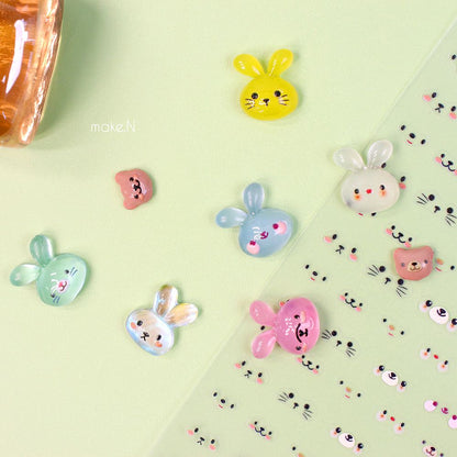 Make.N Animal Face Stickers - 5