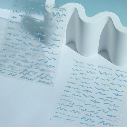 Make.N Kitsch Ribbon Line Nail Stickers - 3