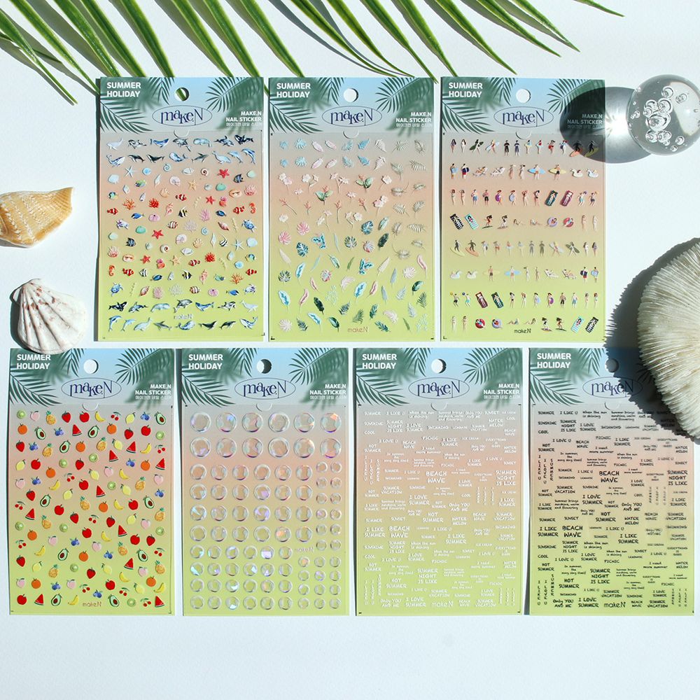 Make.N Summer Holidays Nail Stickers - 1