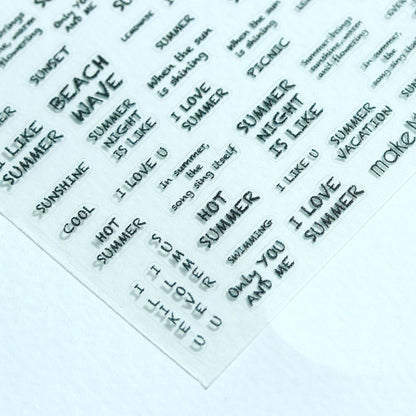 Make.N Summer Holidays Nail Stickers - 5