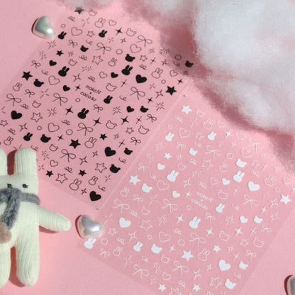 Make.NXCoco.su Summer In & Gomtori Nail Stickers - 2