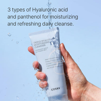 [COSRX] Hydrium Triple Hyaluronic Moisture Cleanser 150ml
