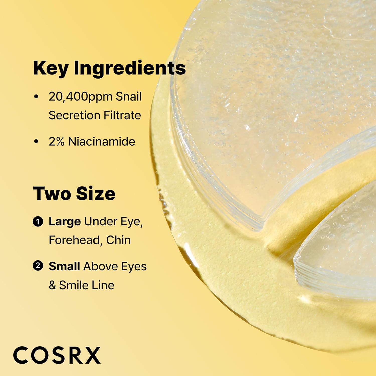[COSRX] Advanced Snail Hydrogel Eye Patch (60 patches)