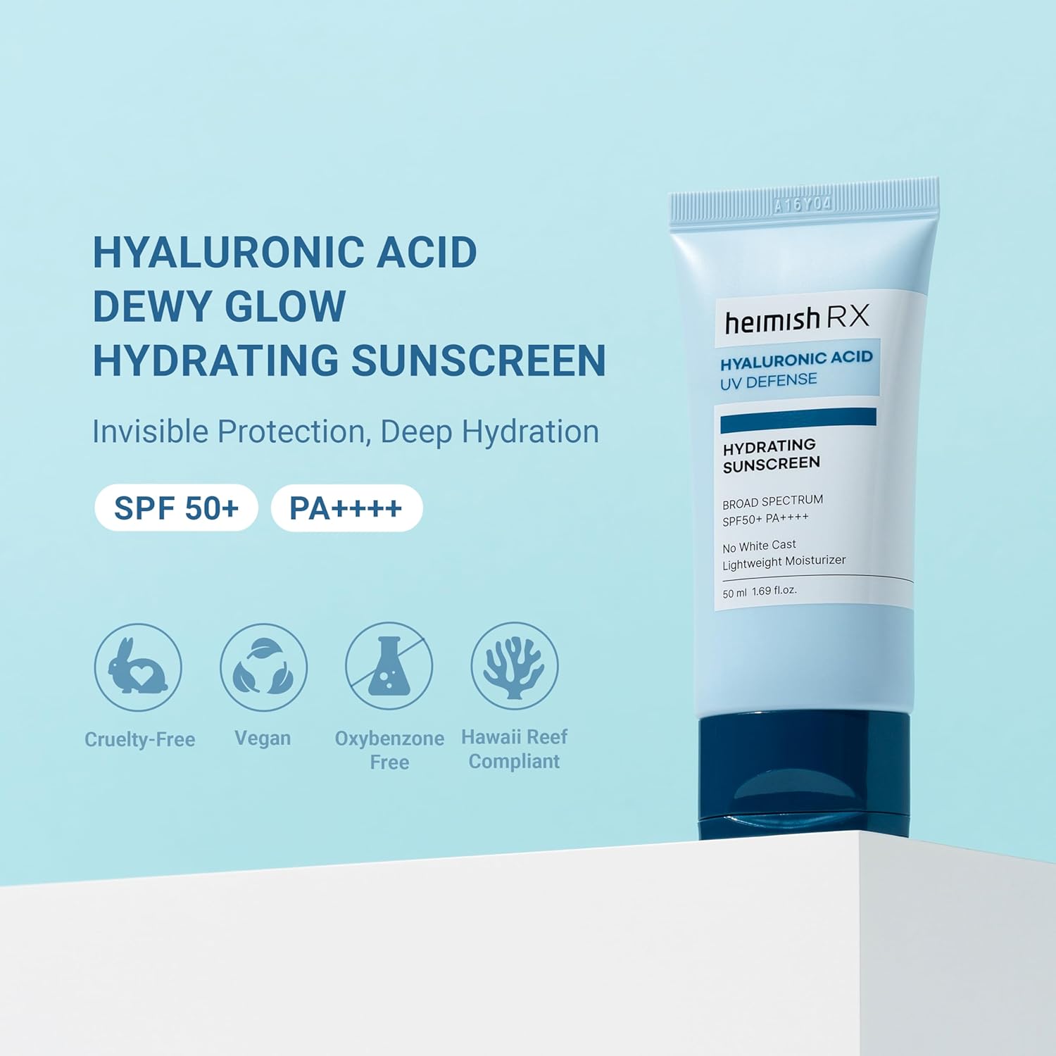 [heimish] RX Hyaluronic Hydrating Sunscreen 50ml