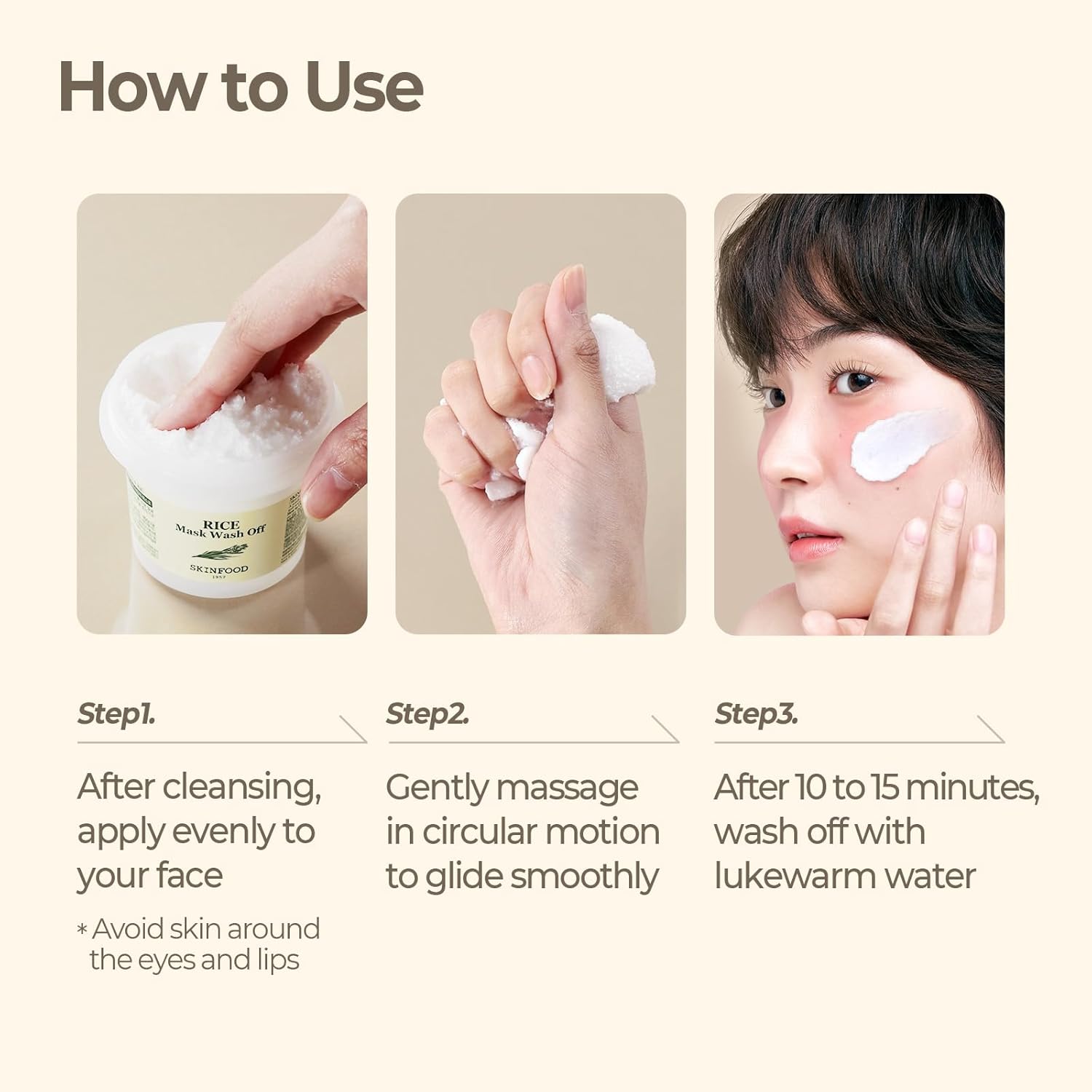 [Skinfood] Rice Mask Wash Off 120g