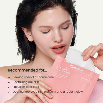 [First Order][BIODANCE] Bio-Collagen Real Deep Mask 34g x 4ea