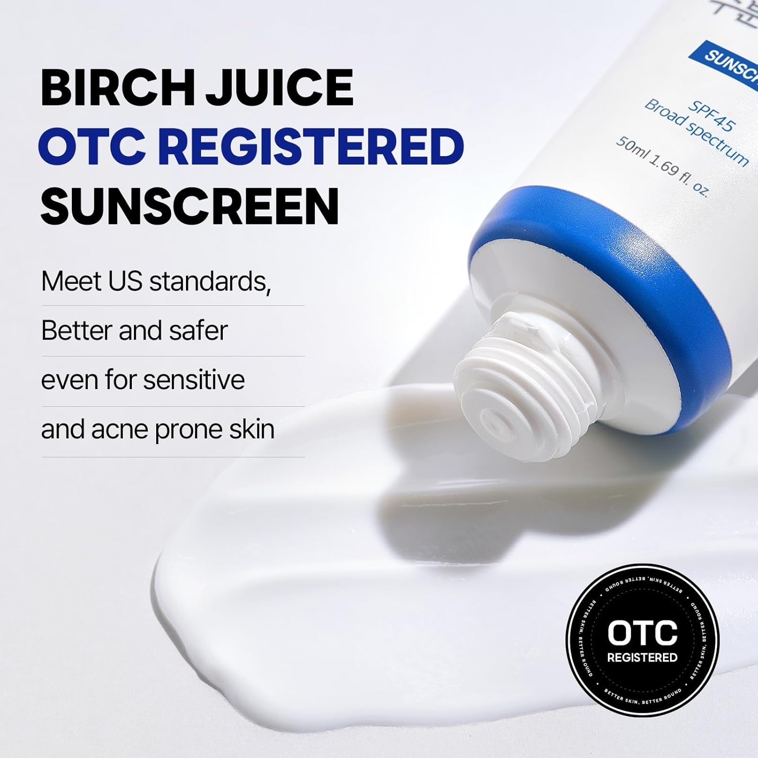 [Round Lab] Birch Juice Moisturizing UV Lock Sunscreen SPF 50+ 50ml / 1.69 fl oz