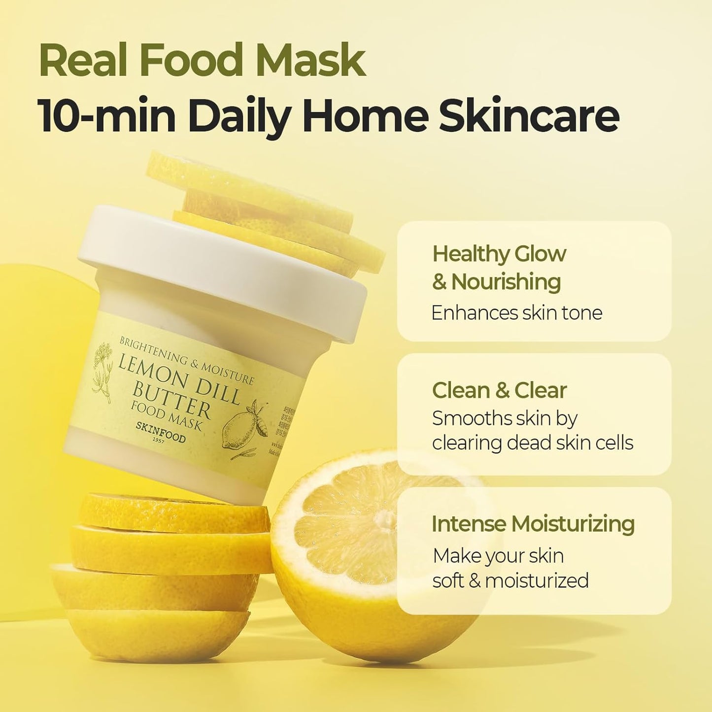 [Skinfood] Lemon Dill Butter Food Mask 120g