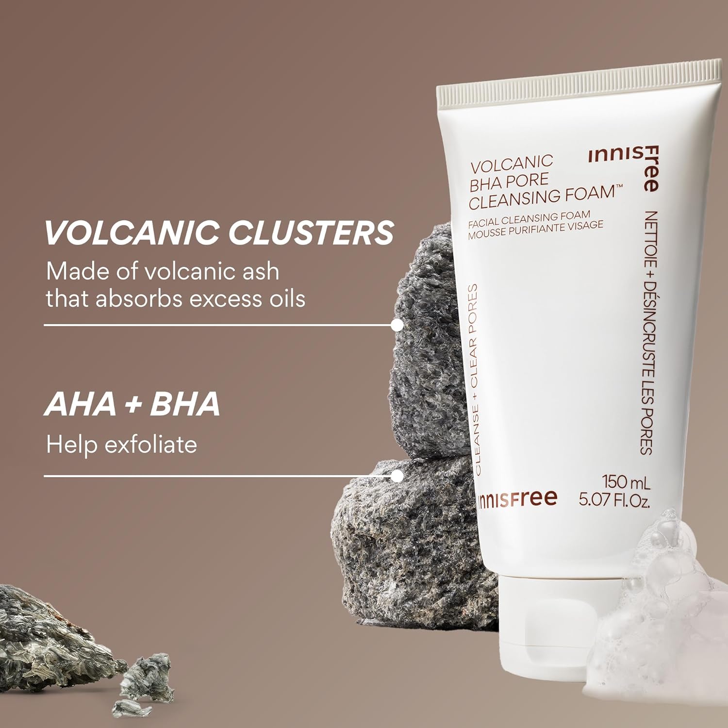 [Innisfree] Volcanic BHA Pore Cleansing Foam 150ml