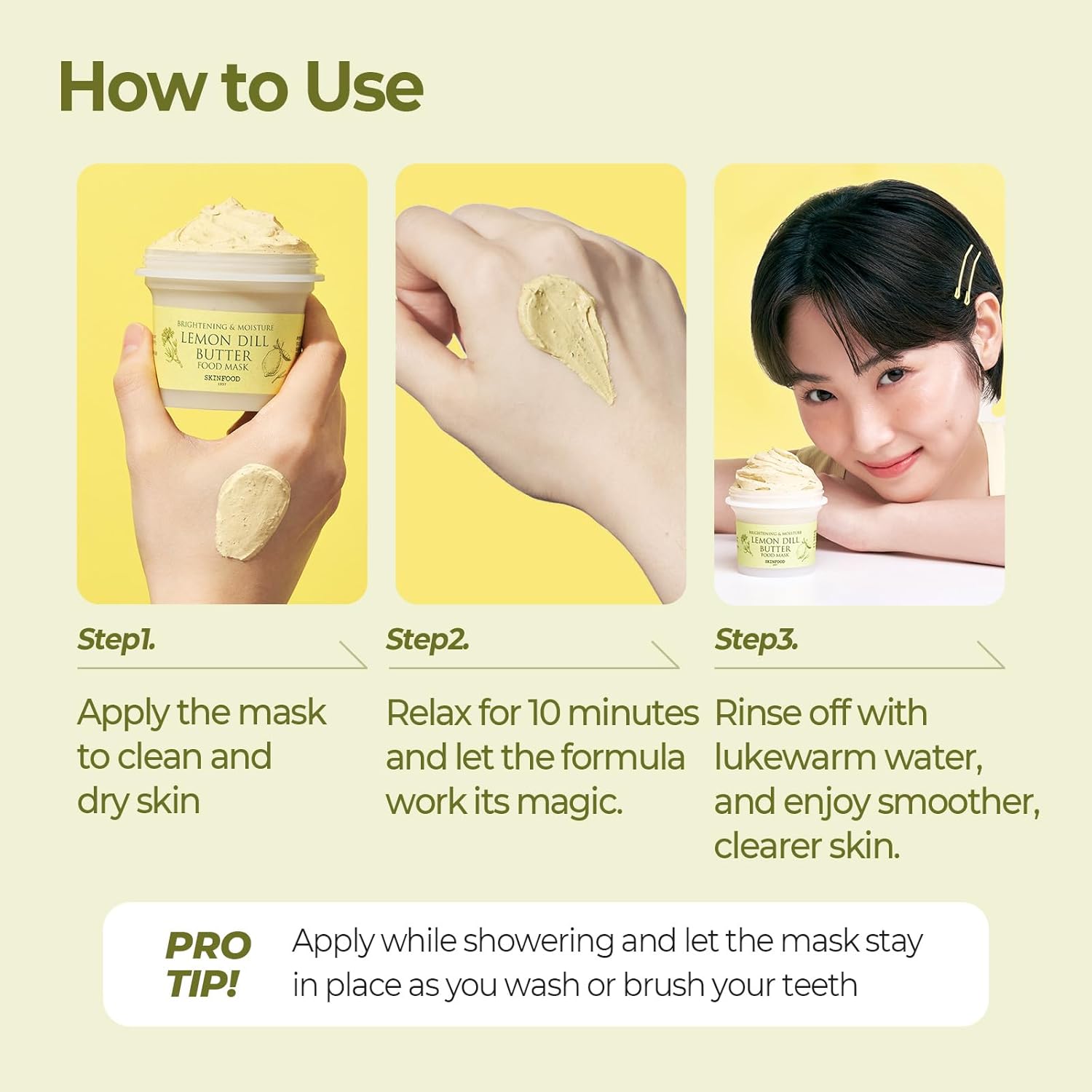 [Skinfood] Lemon Dill Butter Food Mask 120g