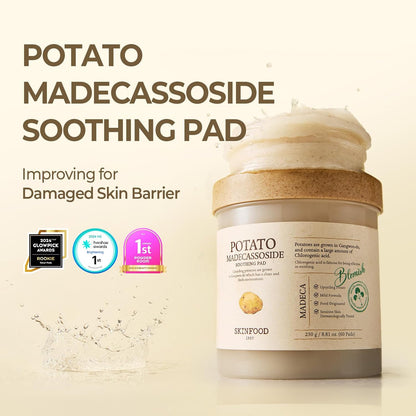 [Skinfood] Potato Madecassoside Soothing Toner Pad (60 pads)